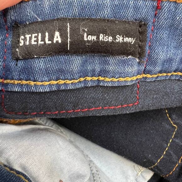 True Religion Women's Stella Low Rise Skinny Jeans Size 31 Medium Wash - Picture 13 of 14